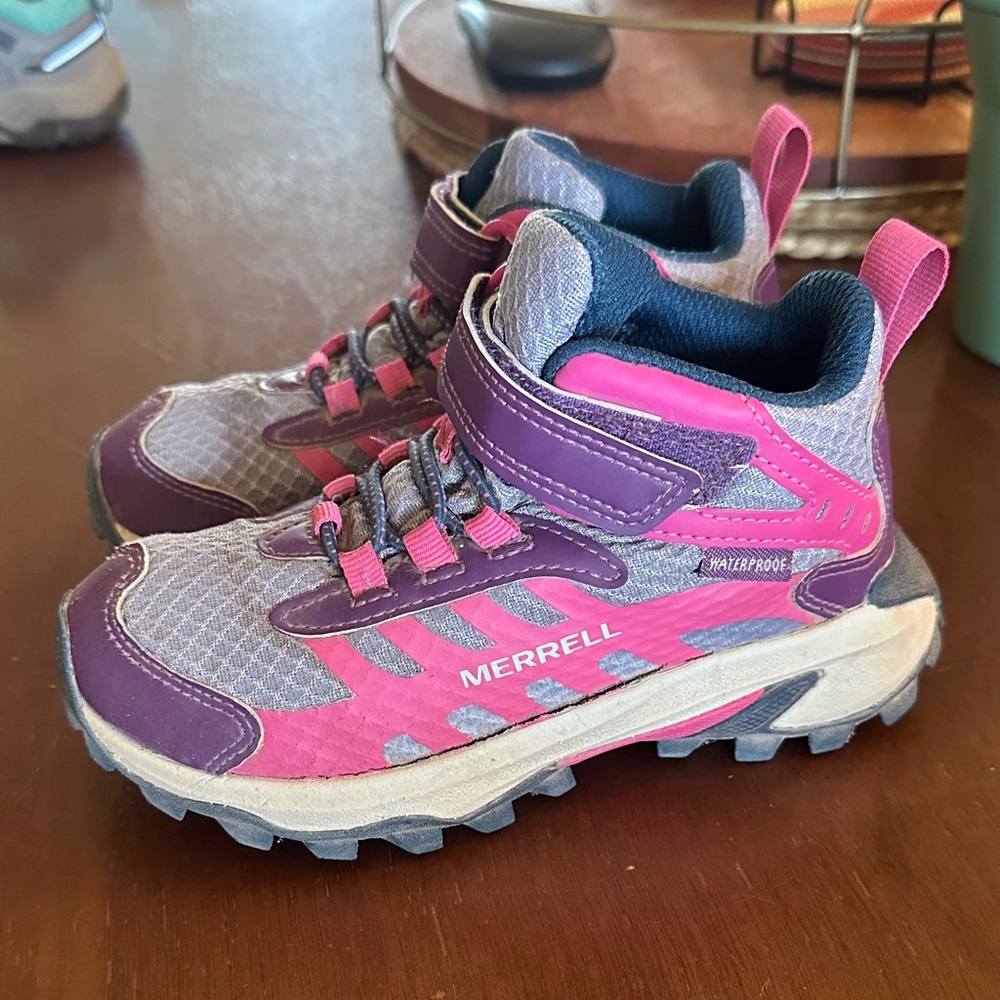Merrell Kids Pink and Purple Sneakers
